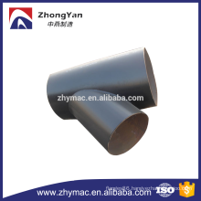 China manufacturer standard asme b16.9 carbon steel lateral tee